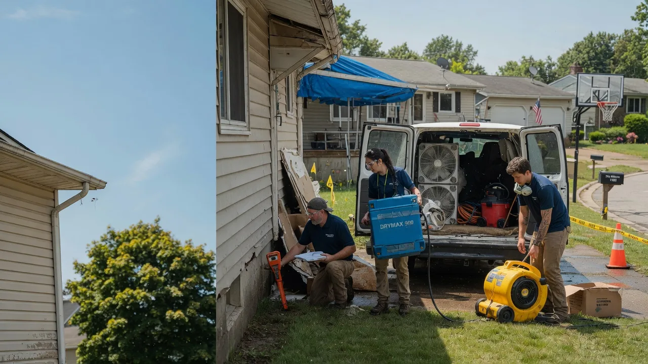 Ceiling Leak Cleanup in Sheffield Lake, OH near me